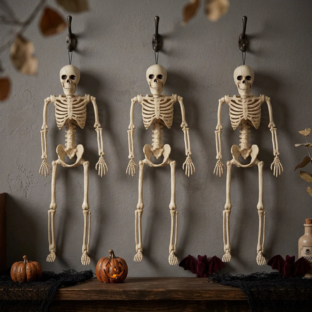 Miniature Poseable Skeleton, 8in